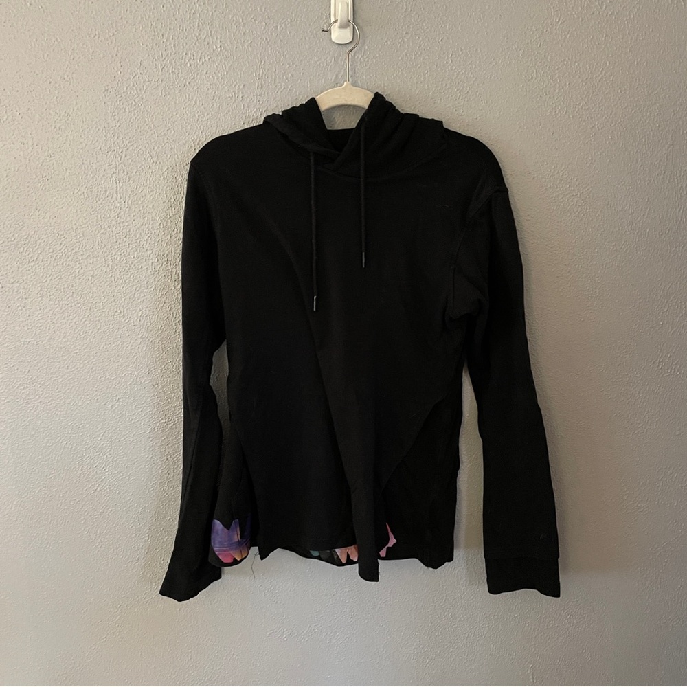 Y-3 Adidas Black Layered Pullover Sweatshirt Men’s Size S